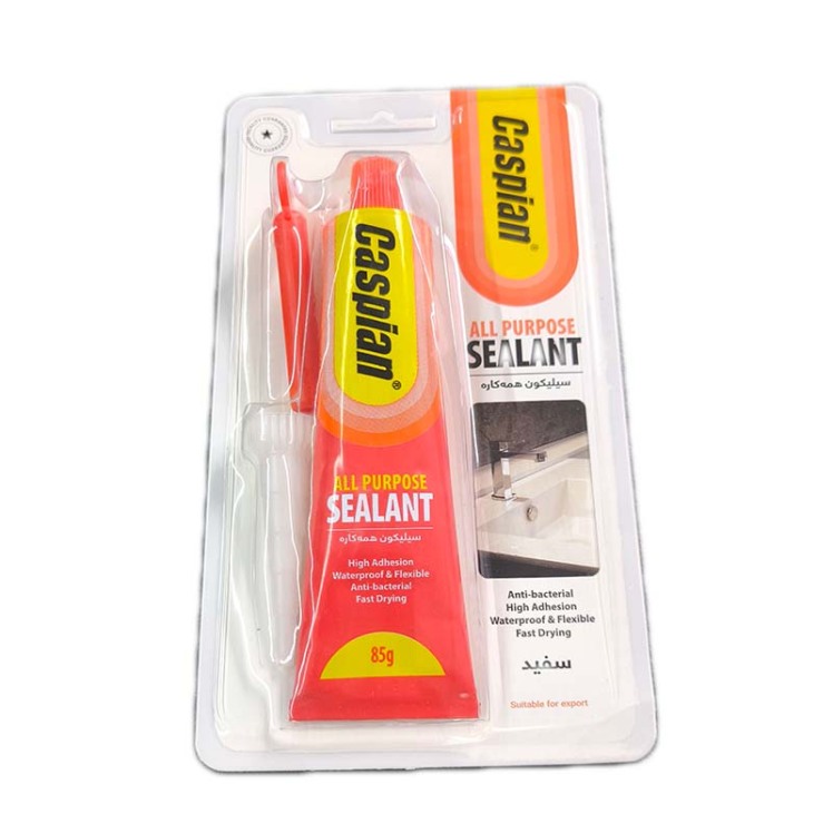 چسب سیلیکون سفید کاسپین 